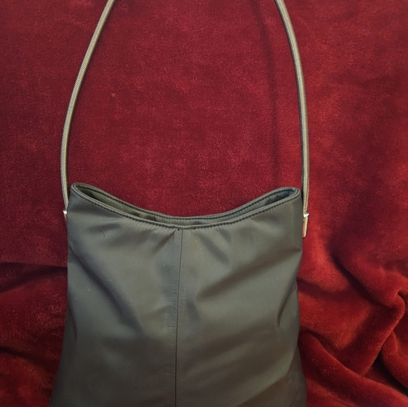 INC Gray Shoulder Bag with Silver Metal Shoulder Strap - Picture 4 of 16